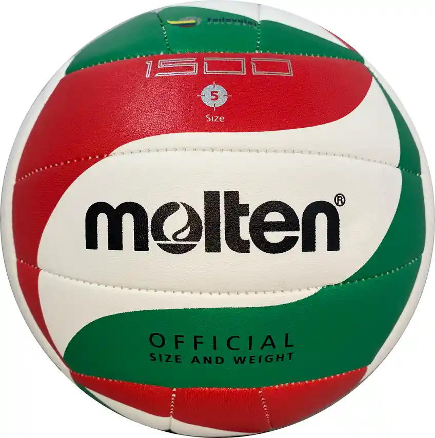 Balón De Voleibol Molten V5m1500 Cosido A Maquina (tacto Suave)