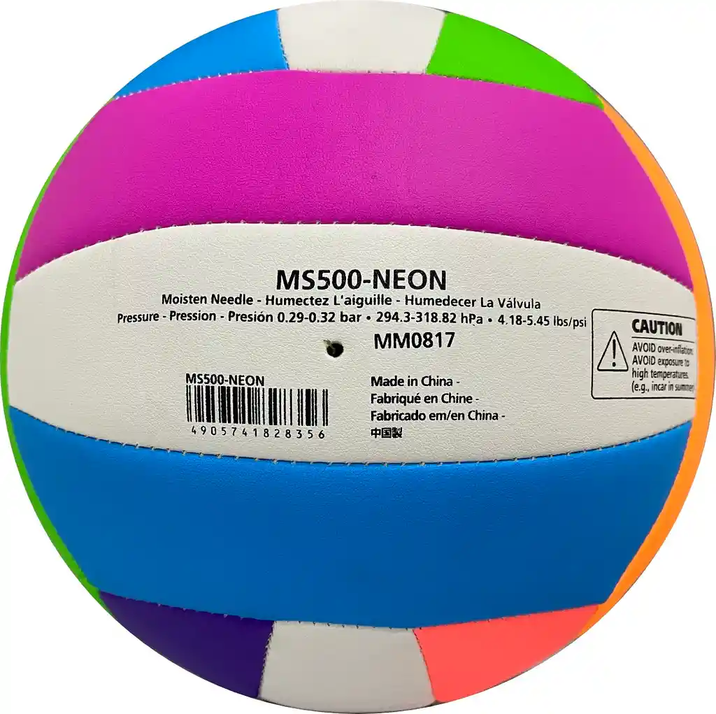 Balón De Voleibol Molten Playa Cosido Ms500 Neon Original