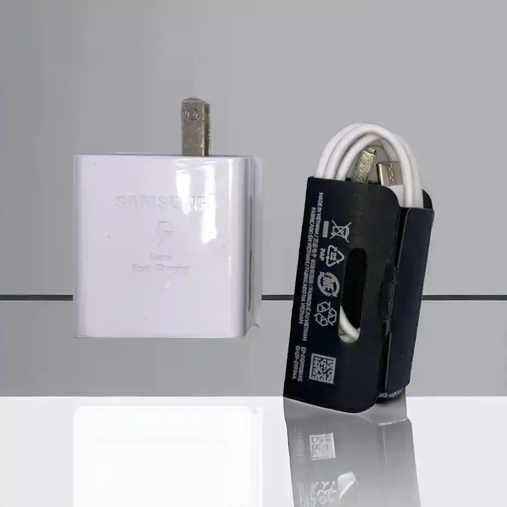 Cargador Ultra 2 Puertos S 22~5g Usb Tipo C~35w Blanco