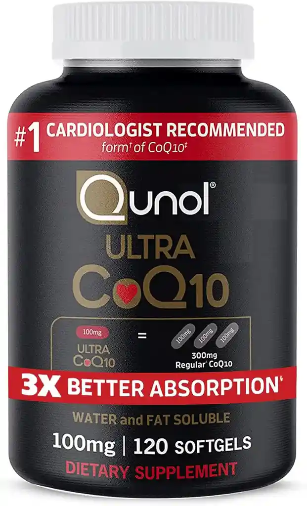 Qunol Ultra Coq10 100mg 3 Veces Mejor Absorción 120 Cápsulas