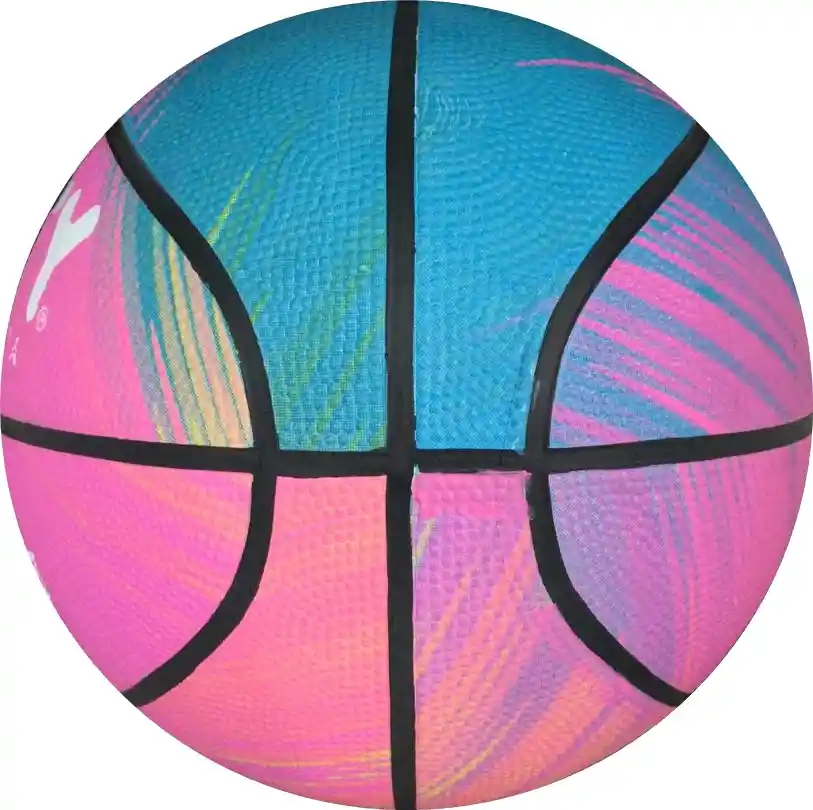 Balón De Baloncesto Golty #7 Competencia Colors Caucho/rosado.