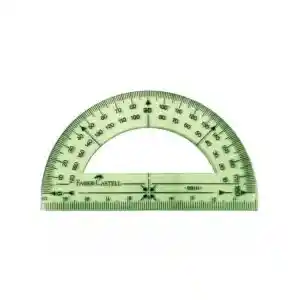 Transportador 180 G Faber Castell/ Rapid