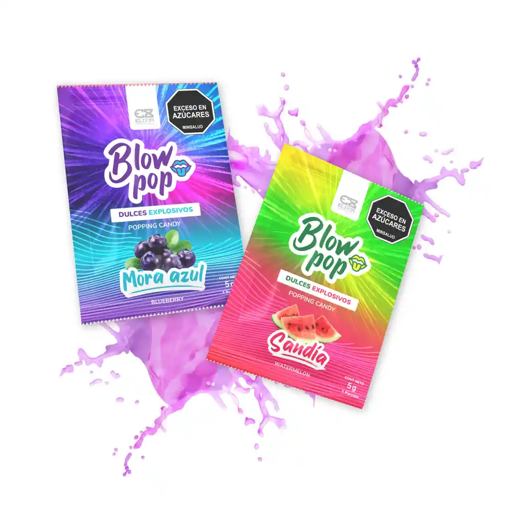 Lubricante Tipo Quipitos Blow Pop Elixir