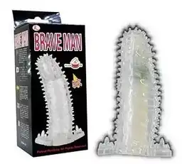 Funda Para Pene Transparente Texturizada