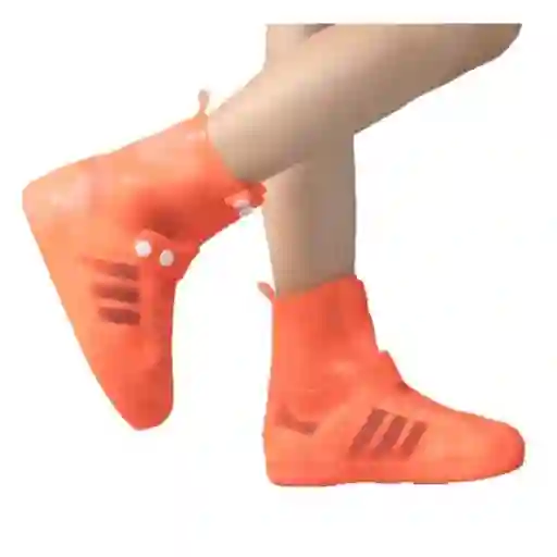 Protector De Lluvia Para Zapatos Naranja Talla 40-41