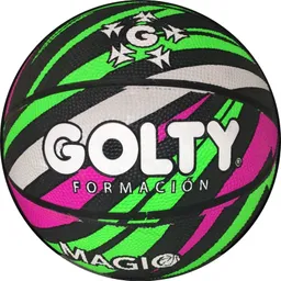 Balón De Baloncesto Golty #5 Competicion Magic/morado