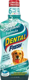 Dental Fresh Orig Dog 8 Oz Enjuague Bucal Para Perros Cuidado Bucal Perros 8 Oz