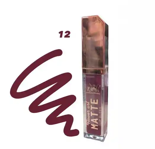 Labial Brillo Tono 12 Matte Floral Engol