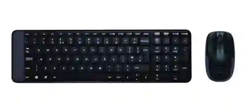 ⭐kit De Teclado Y Mouse Inalámbrico Logitech Mk220 Español Latinoamérica De Color Negro 🖱 ⌨️