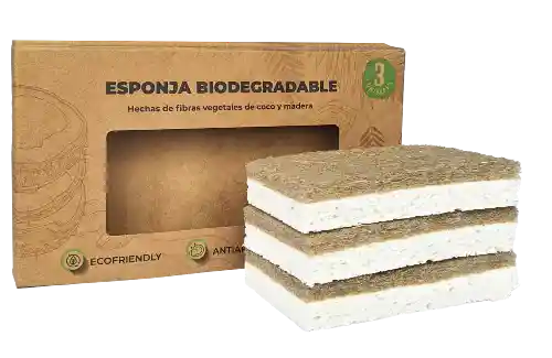 Jarra Purificadora Agua + 3 Esponjas Biodegradables Ecotrade Filters