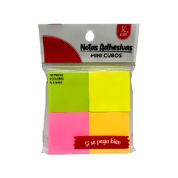 Notas Adhesivas Mini Cubos