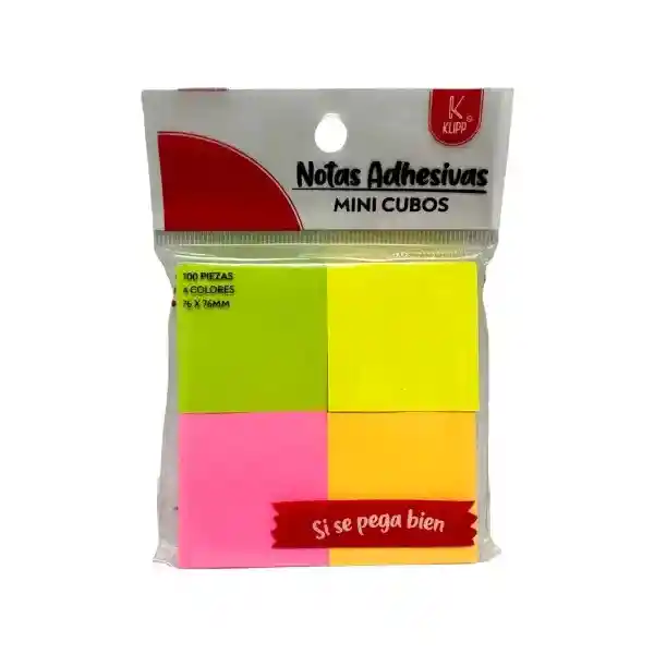 Notas Adhesivas Mini Cubos