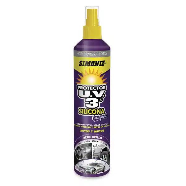 Silicona Uv3 Simoniz 300ml Carro Nuevo