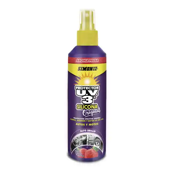 Silicona Uv3 Simoniz 200ml Fresa