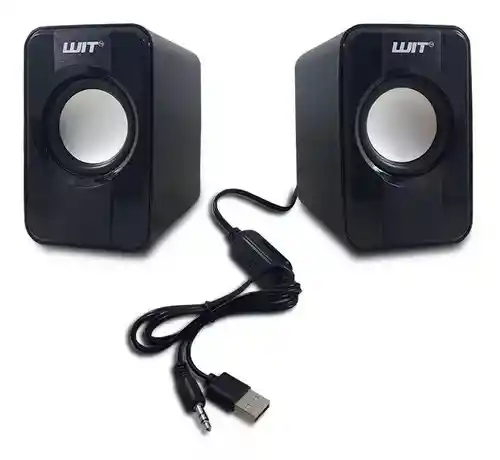 Parlantes Para Computador Pc Wit Conexión 3.5mm-usb Pm-94