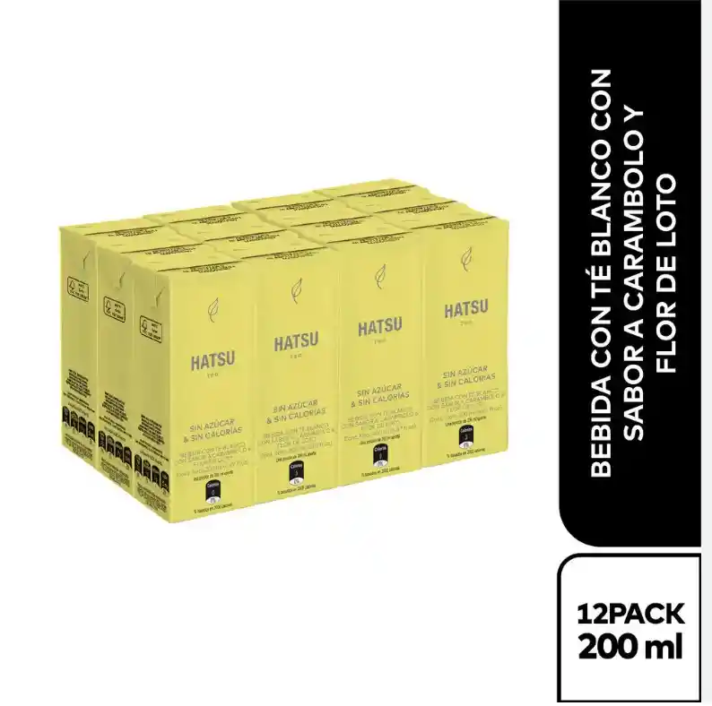 Te Hatsu Amarillo Carambolo *12 Unidades 200 Ml