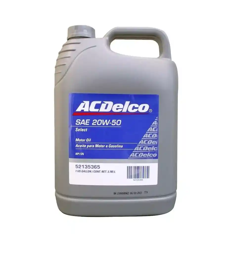 Aceite Acdelco 20w-50 Gris Galón