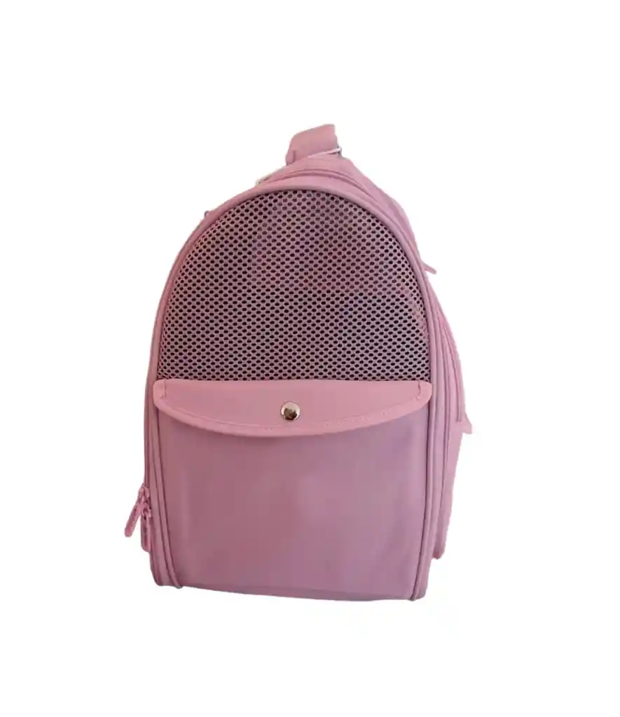 Bolso Transportador Rosado Para Perros Y Gatos