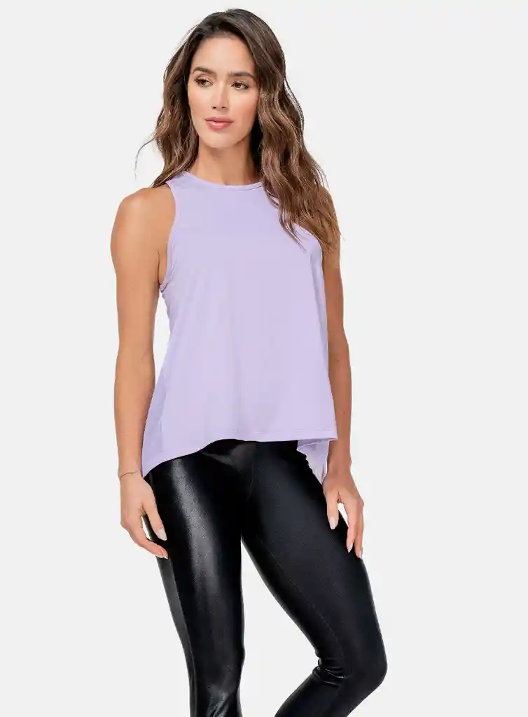 Blusa Deportiva Mujer Manga Siza Con Corte En Tela Semi - Transparente Talla Única