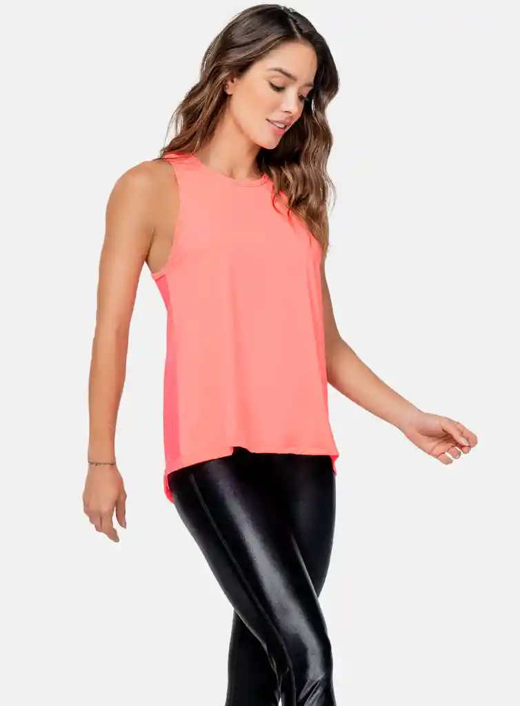 Blusa Deportiva Mujer Manga Siza Con Corte En Tela Semi - Transparente Talla Única