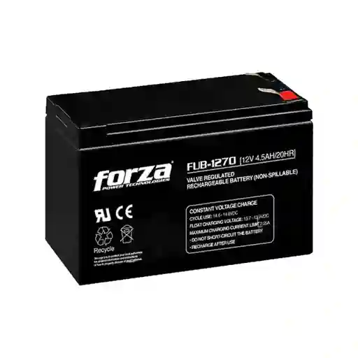 Batería Recargable 12v/7ah Forza Fub-1270 Para Ups / Alarmas