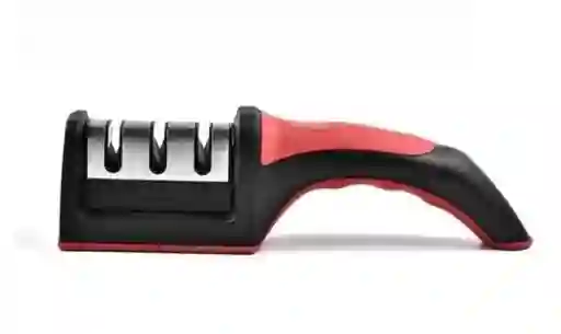 Afilador De Cuchillos Fácil De Usar Ergonómico Negro