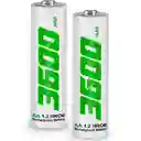 Pilas Baterías Recargables Aa 3600mah Blister X2