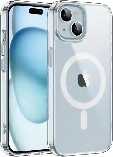 Estuche Rígido Transparente Para Iphone 13 Compatible Con Magsafe