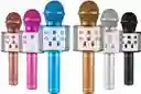 Micrófono Karaoke Bluetooth Parlantes Integrados Recargable