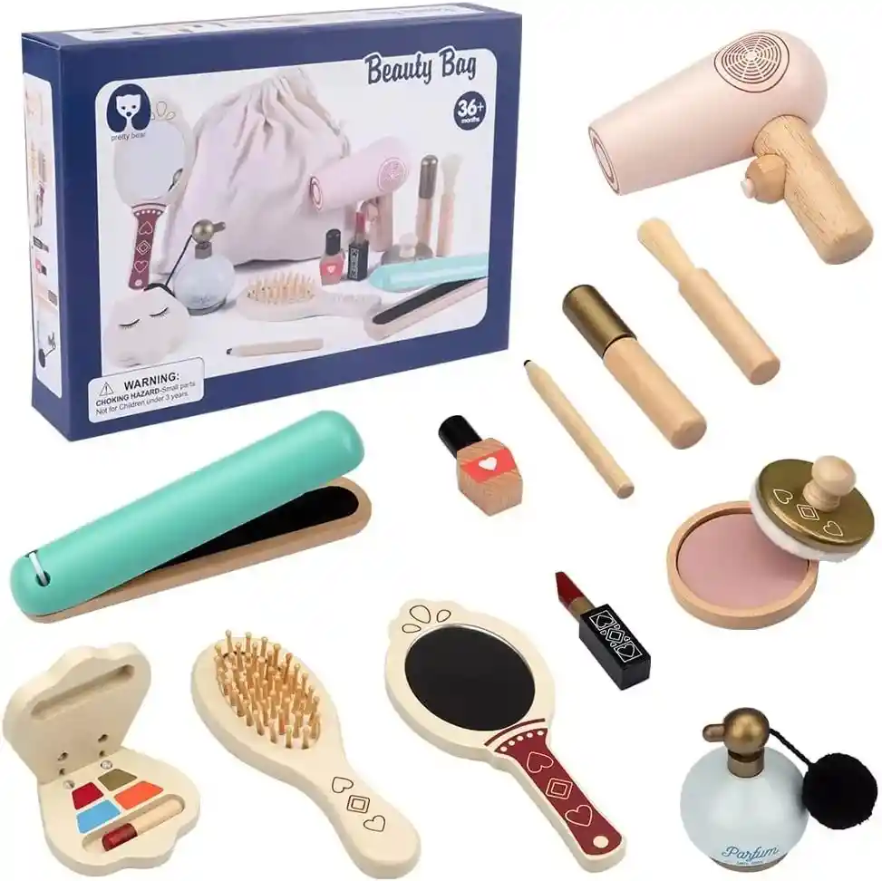 Set De Belleza Beauty Bay Fabricado En Madera