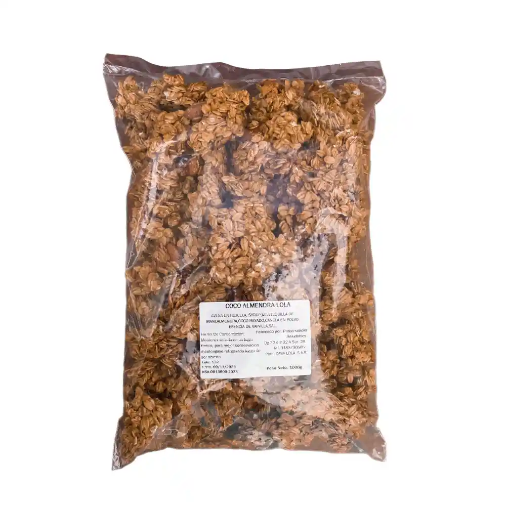 Granola Almendra Coco 1kg