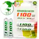 Pilas Baterias Recargables Aaa 1.2v 1100mah Blíster X2