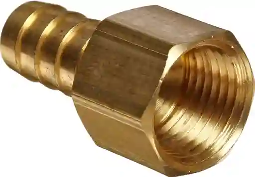 Racor Gas Hembra Bronce 1/2 X 3/8