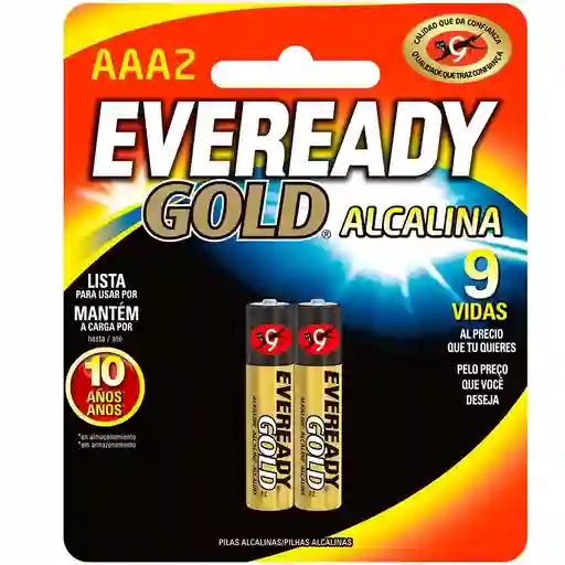 Pila Eveready Alcalina Gold Aaa