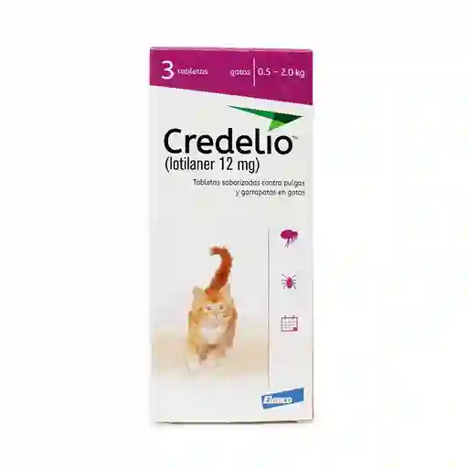 Credelio 12 Mg 0.5-2.0 Kg X 1 Tableta