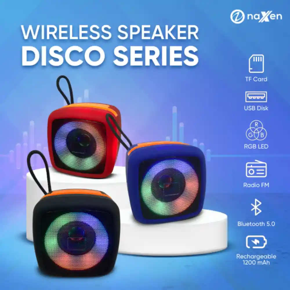 Mini Parlante Portátil Speaker Disco Bajos Profundos X-911