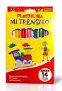 Plastilina Larga Delgada Mi Trensito Colores Surtidos X14unds