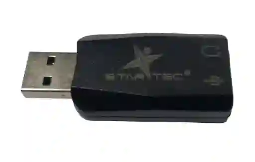 Tarjeta De Sonido Startec Con Auxiliar Y Salida De Microfono