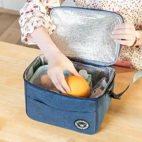 Bolsa Lonchera Térmica Para Trabajo Escolares.