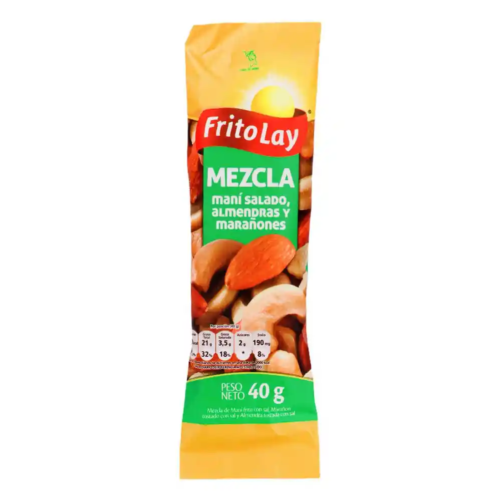 Frito Lay Mezcla de Maní Salado Almendras y Marañones