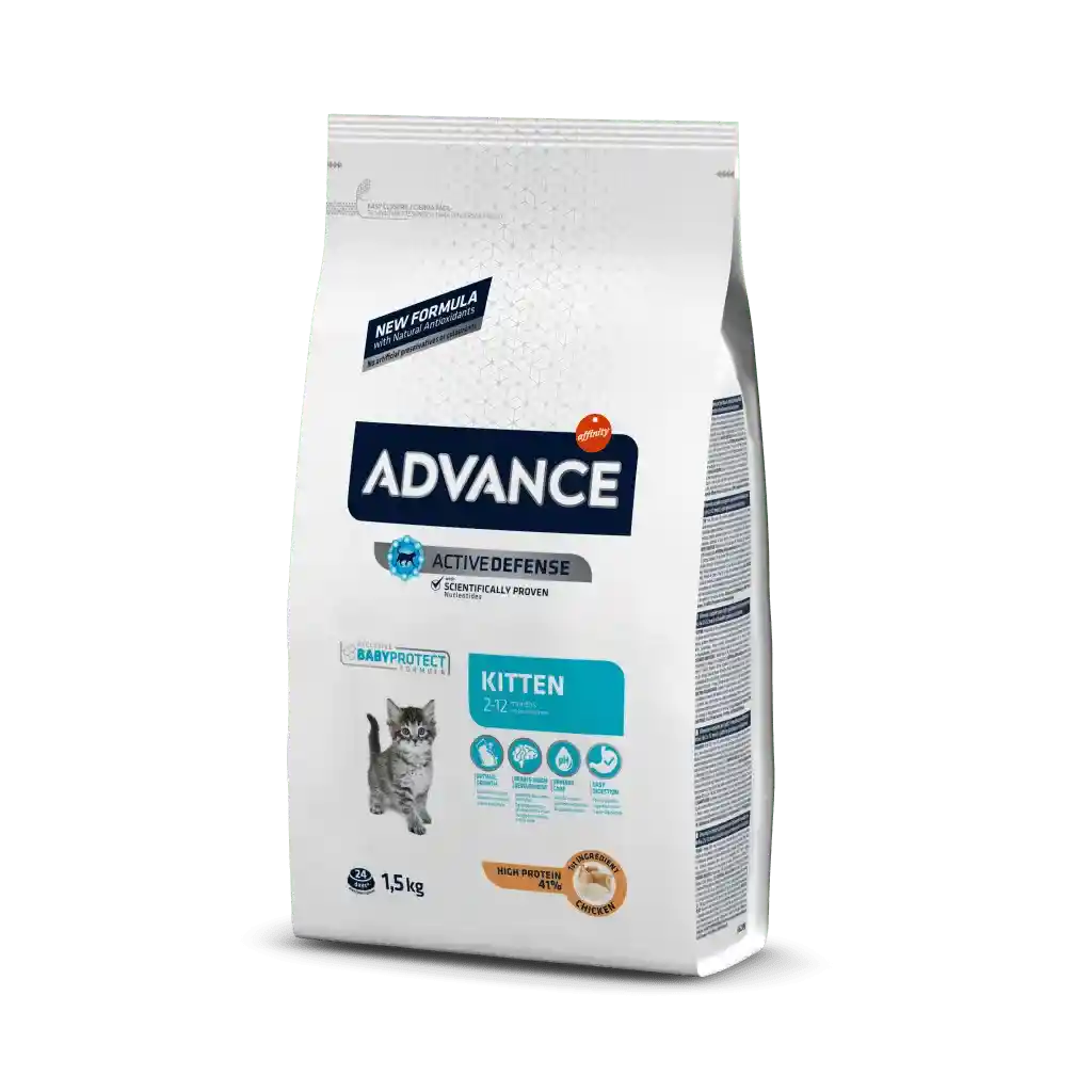 Advance Active Defense Kitten 2-12 Meses 1,5kg