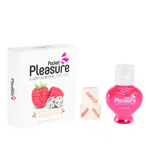 Lubricante X 20 Ml Frambuesa Pocket Plea