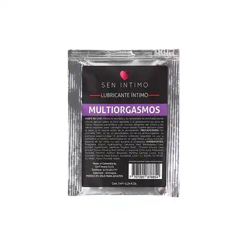 Multiorgasmos Sachet X 7 Ml Sen Intimo