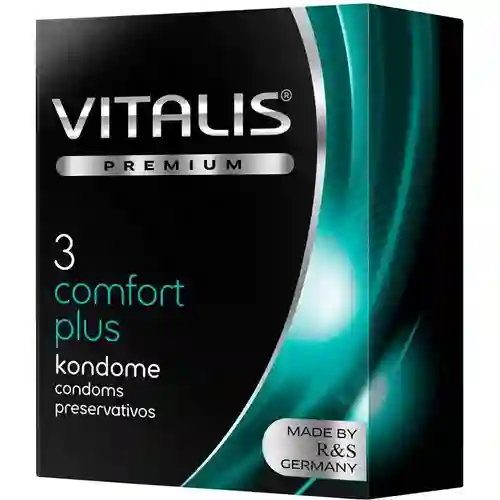 Condón Vitalis Comfort Plus X 3