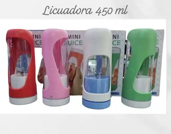 Vaso Mini Licuadora Batidor Portatil 450 Ml