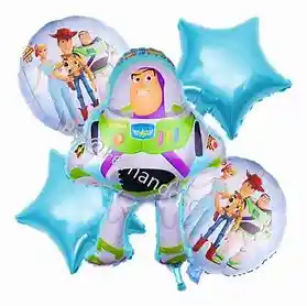 Globo Buzz Lightyear X 5 Piezas