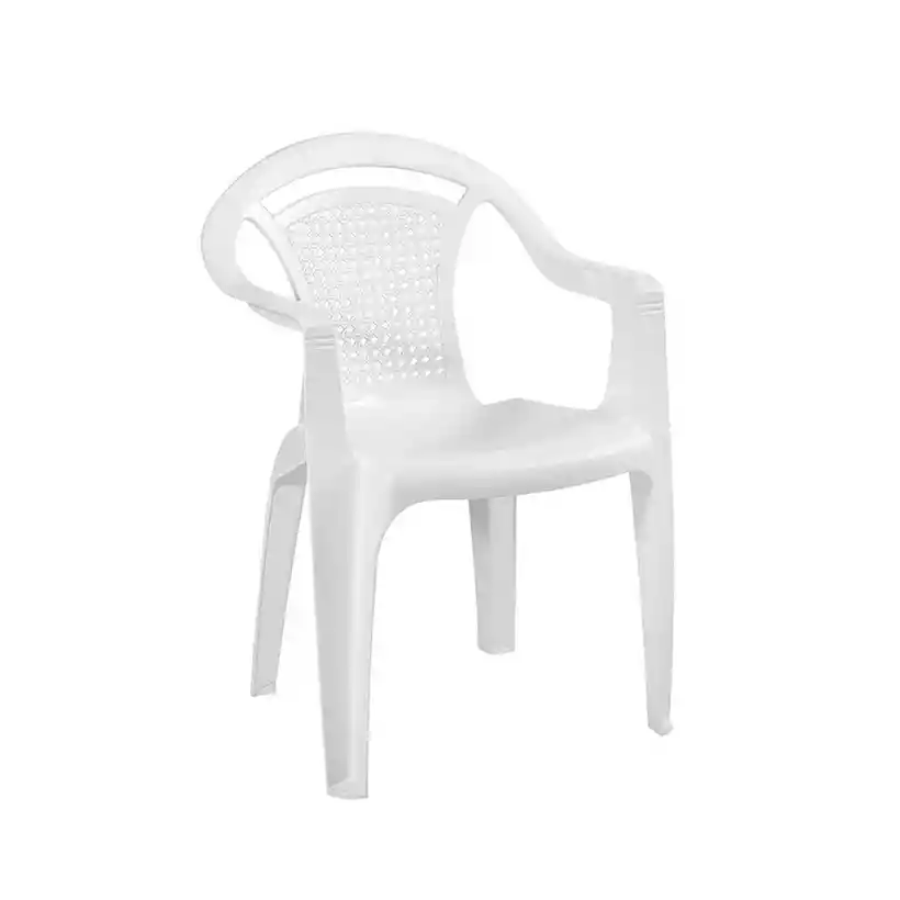 Silla Con Brazo Gardenia Blanca