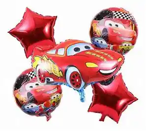 Globo Cars X 5 Piezas