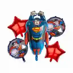 Globo Superman X 5 Piezas