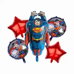 Globo Superman X 5 Piezas